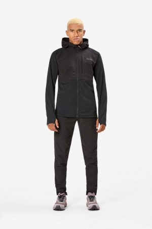 NNormal Active Warm Jacket Svarte | 17DHYJFZP