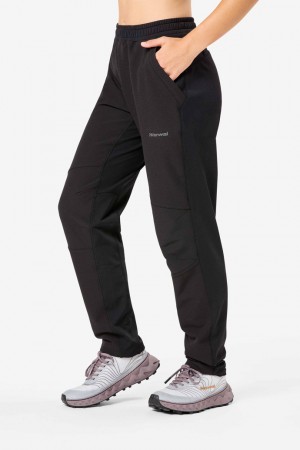 NNormal Active Warm Pants Svarte | 59QXKVFGT
