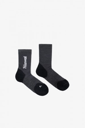 NNormal Merino socks 2 Svarte | 31AWNRPLF