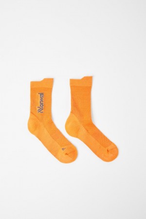 NNormal Merino socks Oransje | 01ZOMELAW