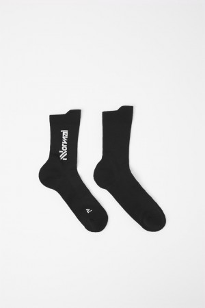 NNormal Merino socks Svarte | 92OPVKEQM