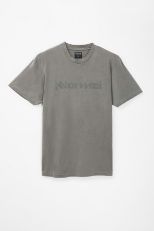 NNormal Organic cotton t-shirt Grå | 23PMGVUDE