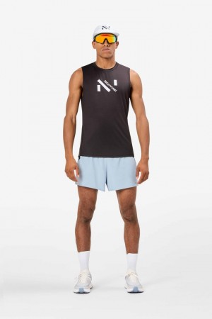 NNormal Race Tank Top Svarte | 98UXKBACS