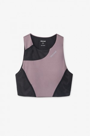 NNormal Trail Cropped Top Lilla | 83OLTHYMC