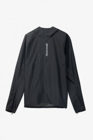 NNormal Trail Rain Jacket Svarte | 46CQSMKBZ