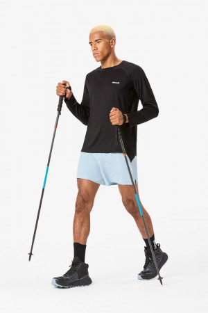 NNormal merino long sleeve t-shirt Svarte | 04AYEXHGP